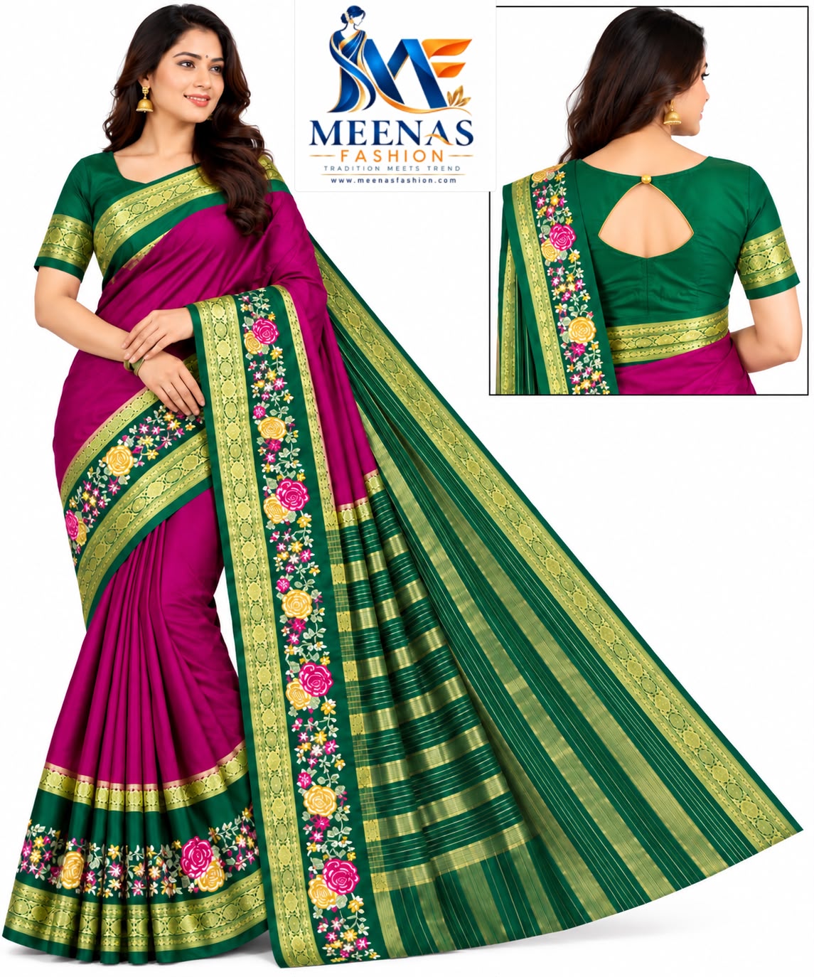 Mysore silk saree