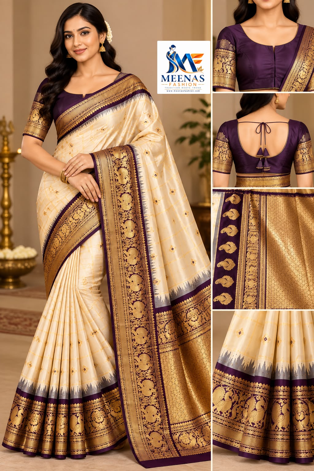 Pure Gadwal Silk Saree