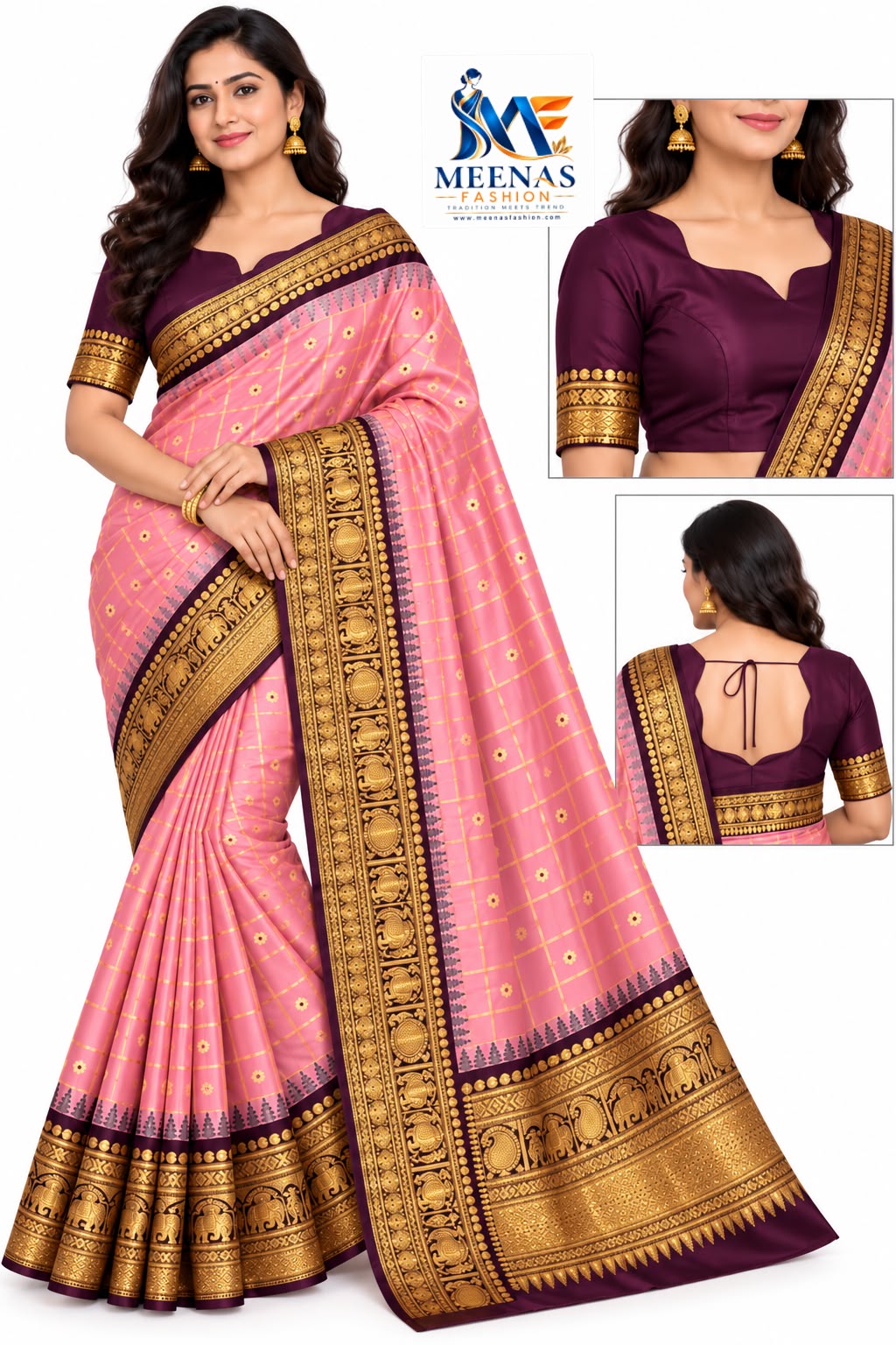 Pure Gadwal Silk Sarees