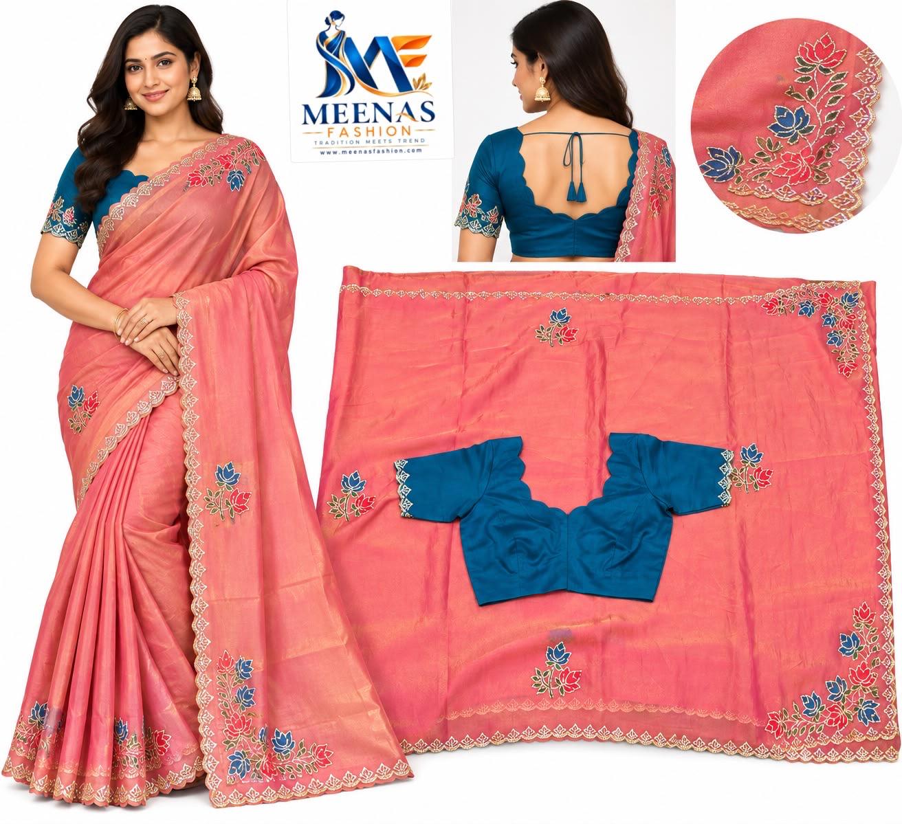 Stone work Fancy Saree